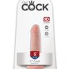 King Cock 5" Cock - Light
