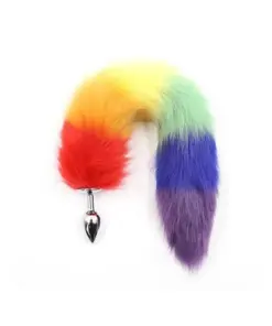Cola de Arcoiris Plug-Silicone