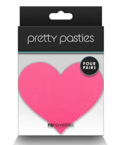 Pretty Pasties - Heart II - Assorted - 4 Pair