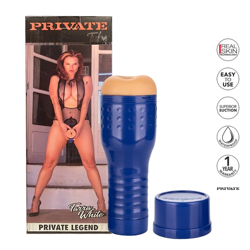 Masturbador Masculino Tarra White Real Skin Private Tube