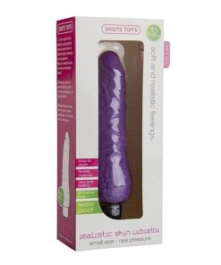 Realistic Skin Vibrator Small Purple