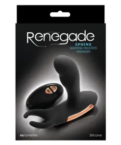 Renegade - Sphinx - Warming Prostate Massager - Black