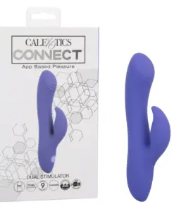 CalExotics Connect Dual Stimulator - Periwinkle