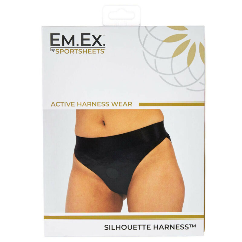 Pantaleta Arnés Strap-on Silhouette Negro XL Em.Ex by Sportsheets