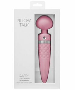PILLOW TALK SULTRY ROTATING WAND - PINK