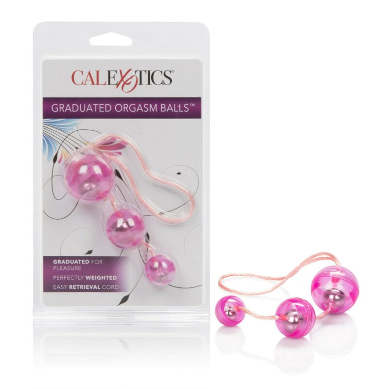 Ejercitadores Ben Wa Graduated Orgasm Balls Pink CalExotics