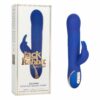 Vibrador Rabbit Rotativo con Cuentas Jack Rabbit Signature Silicón Azul CalExotics