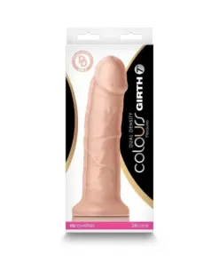 Colours - Dual Density - 7" Girth Dildo - White