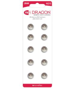 Dragon - 10pk Alkaline LR44/AG13 Watch Batteries