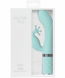 PILLOW TALK KINKY CLITORAL STIMULATOR WITH SWAROVSKI CRYSTAL - TEAL