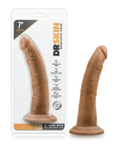 Dr. Skin - 7 Inch Cock With Suction Cup - Mocha