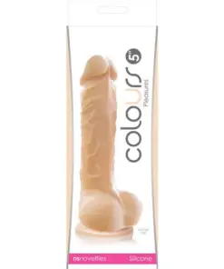 Colours - Pleasures - 5" Dildo - White