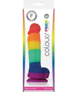 Colours - Pride Edition - 5" Dildo - Rainbow