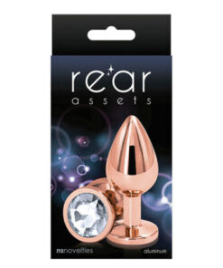 Rear Assets - Rose Gold - Medium - Clear