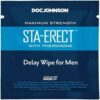 Almohadilla Sta-Erect With Pheromone Delay Wipes For Men