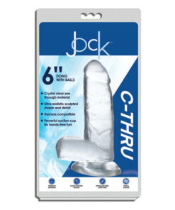 Jock Clear 6 Inch Dildo