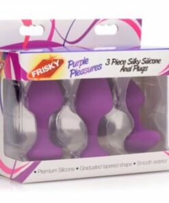 FR Purple Pleasures Silky Silicone Anal Training Set 3