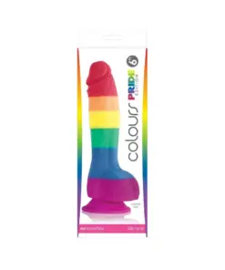 Colours - Pride Edition - 6" Dildo - Rainbow