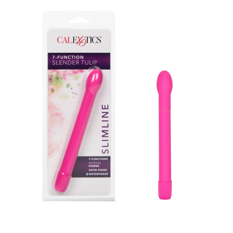 Vibrador Slimline 7-Function Slender Tulip Pink CalExotics
