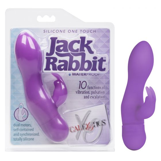 Vibrador Rabbit de Silicona One Touch Jack Rabbit Purple CalExotics