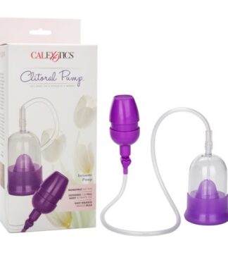 Bomba de Succión para Clítoris y Pezones Intimate Sensual Body Pump Purple CalExotics