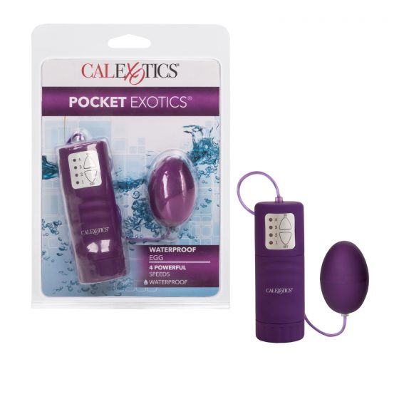 Huevo Vibrador con Control Pocket Exotics Purple CalExotics