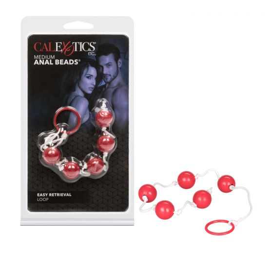 Anal Beads Medianos Red CalExotics