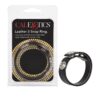LEATHER 3-SNAP RING