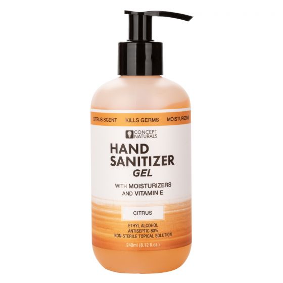 Desinfectante de Manos Cítrico Hand Sanitizer Gel 240ml Concept Naturals