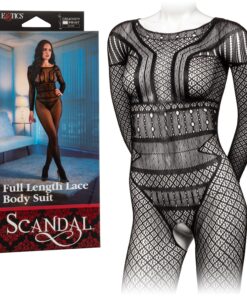 SCANDAL FULL LGTH LACE BDYSUT