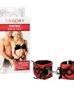 TANTRIC SATIN TIES WRIST CUFFS