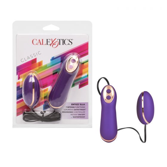 Huevo Vibrador con Control Entice Ella Morado CalExotics