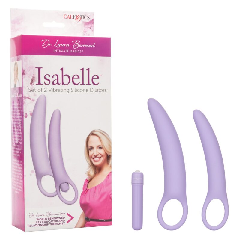 Set de 2 Dilatadores Vaginales Vibratorios de Silicona Isabelle Dr. Laura Berman CalExotics