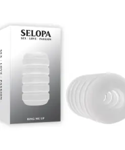 SELOPA Ring Me Up – Masturbador masculino anillado suave y con textura
