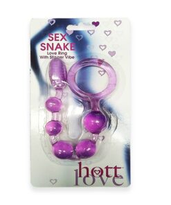 SEX SNAKE LOVE RING EITH STINGER VIBE