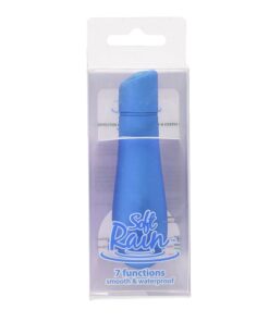 SOFT RAIN POWER BULLET 3" BREEZE COATED - 7 FUNCTION- BLUE