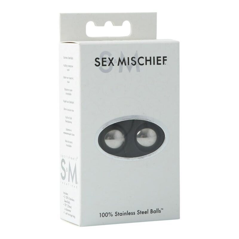Pesas para Testículos Ball Stretcher de Acero S&M The Steel Balls 20mm Sex & Mischief