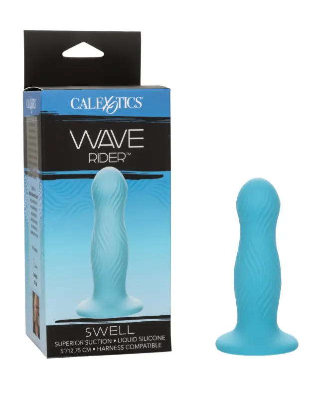 Dildo Wave Rider Swell Blue con Ventosa 13cm CalExotics