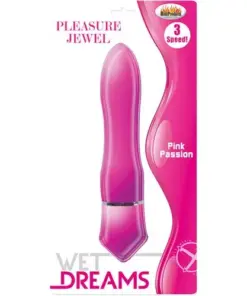 WET DREAMS PLEASURE JEWEL VIBE-MAGENTA