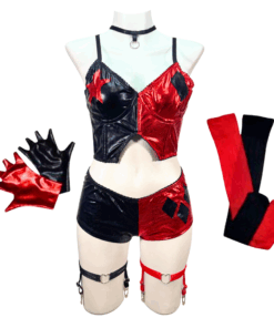 Disfraz Harley Quinn Metalica