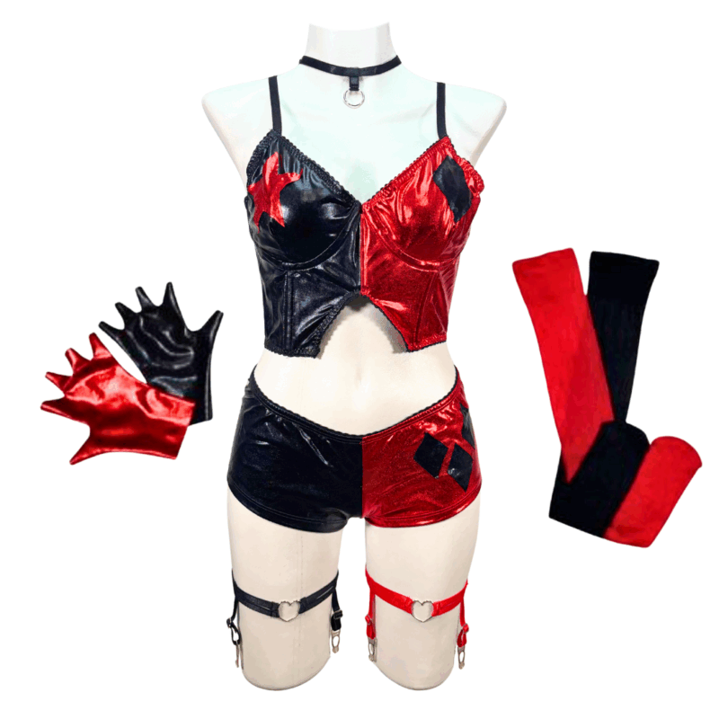 Disfraz Harley Quinn Metalica