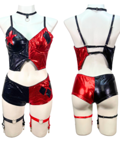 Disfraz Harley Quinn Metalica - Imagen 4