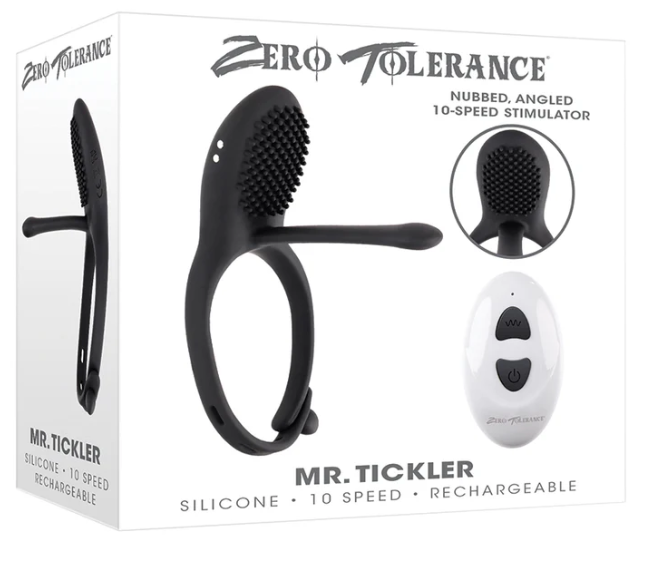 Estimulador de Clítoris Recargable con Control Remoto Mr. Tickler Zero Tolerance · fotografía 1