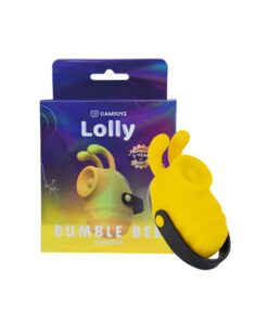 Estimulador de Clítoris por Succión y Vibración Lolly Bumble Bee Amarillo Camtoyz