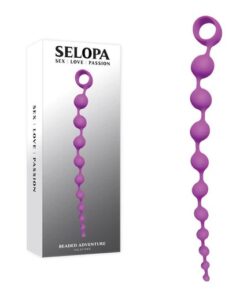 Beads Anales Beaded Adventure Purple Selopa 26.6 cm Curve Novelties