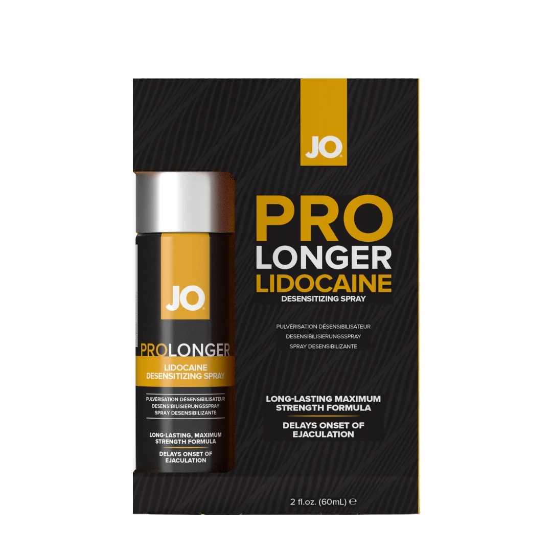 Spray Retardante Masculino JO Prolonger Lidocaína 60ml System JO