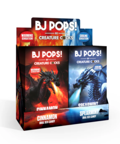 Caramelos Comestibles para Sexo Oral BJ Pops! Mixto Canela y Menta 24 pzas Creature Cocks