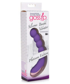 Vibrador Recargable Beaded Platinum 50X Violeta Gossip