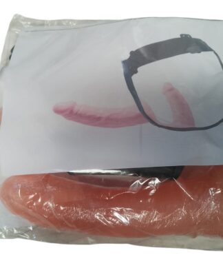 Arnés con Dildo Doble Flexible Color Piel Unitalla Genérico