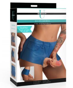 Arnés tipo Strap-On con Dildo 16cm Booty Shorts Talla CH Strap U